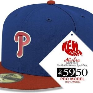 New Era Philadelphia Phillies Hat Blue Size 8